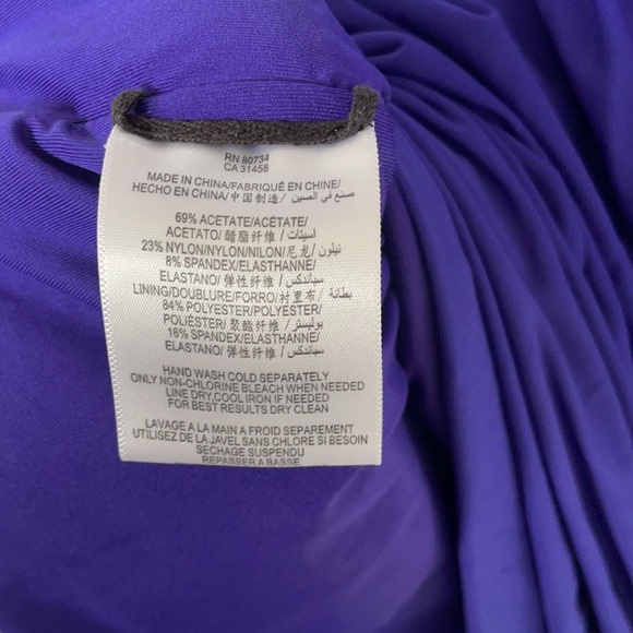 BCBGMAXAZRIA Nevis Regal Blue/Purple Dress - Picture 6 of 7